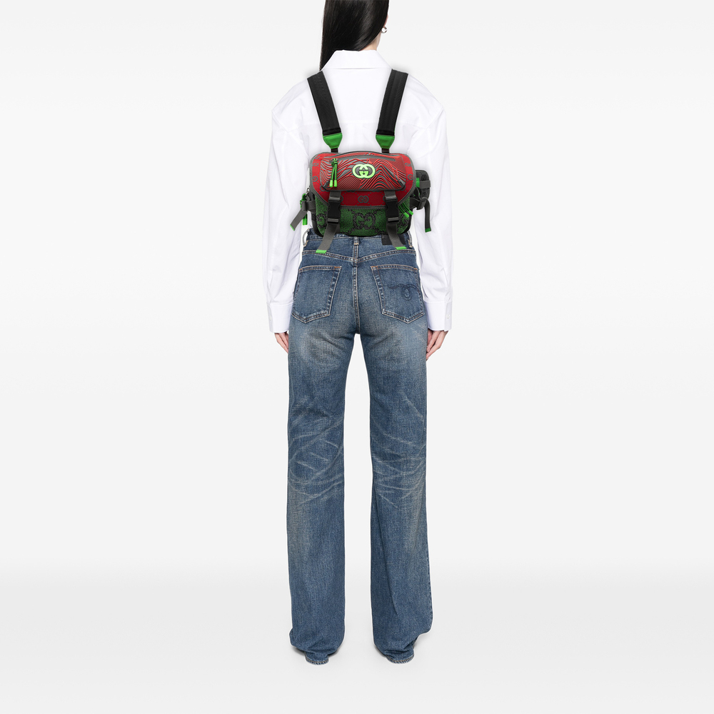 Pre-Loved Gucci Small GG Nylon Backpack - Picture 8 of 9